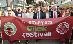 Menemen Halkı Emiralem Çilek Festivali'nde Buluştu