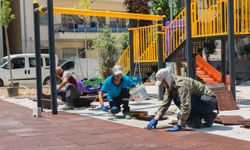 Balçova Belediyesi’nden park ve kaldırım düzenlemesi