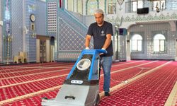 Aydın’da bayram öncesi camilere hijyen mesaisi