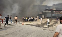 Buca Otokent'te yangın: 25 araç yandı