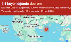 Ege Denizi’nde 4.3 büyüklüğünde deprem meydana geldi