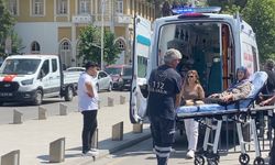 Manisa’da taziye kuyruğunda panik anları
