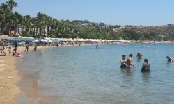 Bodrum’da 44 dereceyi bulan sıcaklık tatilcileri sahillere akın ettirdi