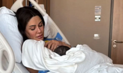 Sahra Işık ve İdris Aybirdi'nin ilk bebekleri Pamir dünyaya geldi