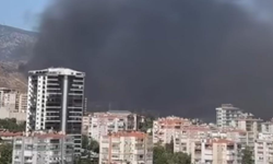 Karşıyaka Örnekköy’de orman yangını çıktı: Müdahale devam ediyor