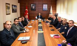 Uşak’ta asayiş ve güvenlik masaya yatırıldı