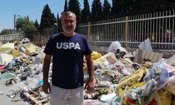 İzmir Buca’da çöpler yangına davetiye çıkarıyor