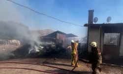 İzmir Bayındır’da ot yangını yerleşimi tehdit etti... 100 kişi tahliye edildi