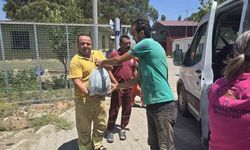 Bağışlanan karpuzlar Germencik’te dağıtıldı