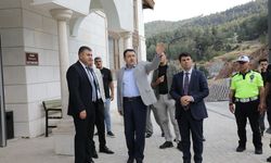Kütahya Valisi Işın, Gediz Ilıca Termal Tesisleri’nde incelemelerde bulundu