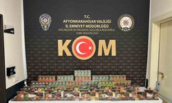 Polisten kaçak makaron ve tütün operasyonu