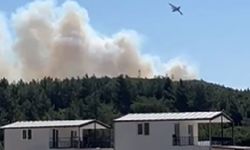 Urla’da makilik alanda korkutan yangın