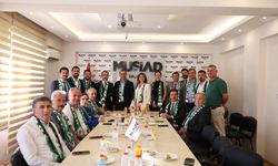 Muğlaspor heyeti MÜSİAD’a konuk oldu