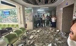 Denizli Devlet Hastanesi’nde tavan çökmesi paniği