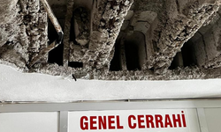 Denizli Devlet Hastanesi’nde Asma Tavan Çöktü