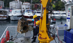 Marmara denizi çöp temizlik çalışması