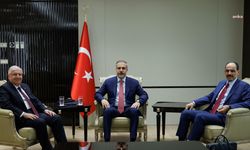 Dışişleri Bakanı Fidan, Milli Savunma Bakanı Güler ve MİT Başkanı Kalın bir araya geldi 