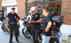 Sevgi Yolu’nda Motosiklet Denetimleri Sıklaştırıldı