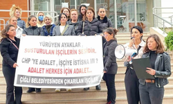 Çiğli Belediyesi işçileri işten çıkarılmalarını Türkiye’ye duyuruyor