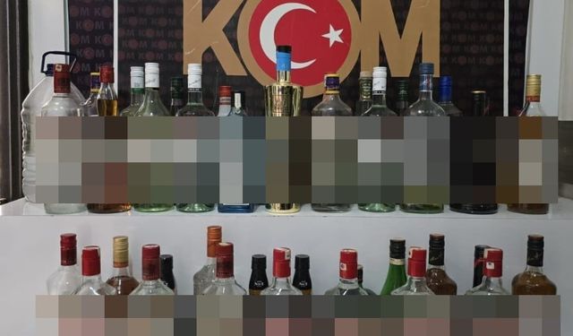 Didim’de Bir İş Yerinde 40 Şişe Kaçak Alkol Ele Geçirildi