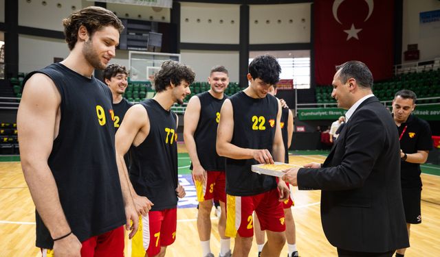 Başkan Eşki'den Göztepe'ye moral desteği