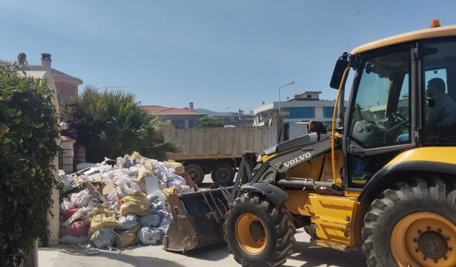 Güzelbahçe Belediyesi yangın riskine karşı temizlik seferberliği başlattı