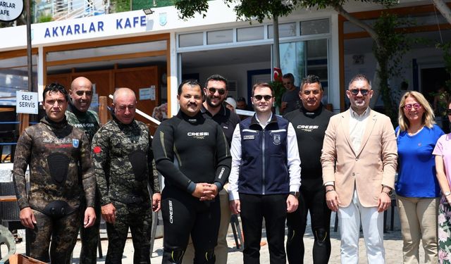 Bodrum’da maviye saygı sürüyor: Deniz dibi temizliği Akyarlar’da gerçekleşti