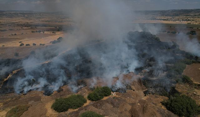 Manisa Kula’da buğday tarlasında yangın çıktı: Hızlı müdahaleyle söndürüldü