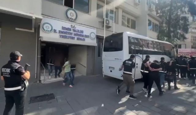 İzmir'de helikopter destekli baskın: Silahlı suç örgütü çökertildi!