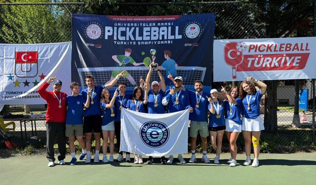 Ege Üniversitesi Pickleball Takımı Türkiye Şampiyonu Oldu