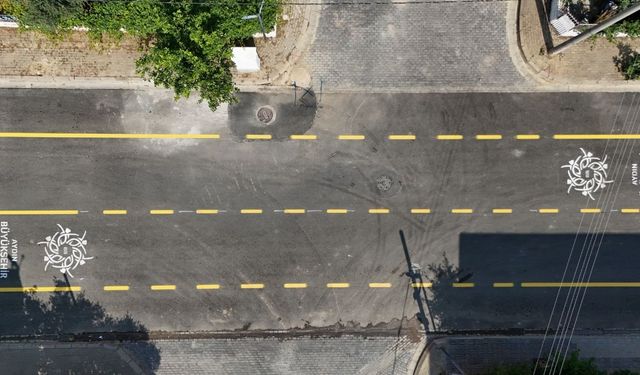 Aydın Büyükşehir’den Mevlana Caddesi’ne sıcak asfalt