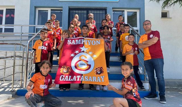 Şehit Ali Kazankaya İlkokulu’ndan Coşkulu Galatasaray Kutlaması