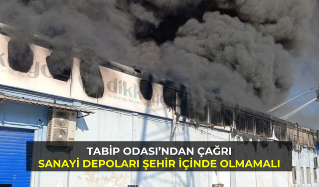 İzmir Tabip Odası’ndan Konak’taki yangına uyarı: “Toksik risk çok yüksek”