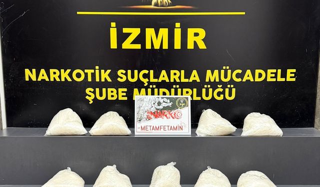 İzmir'de narkotik ekiplerinden başarılı operasyon