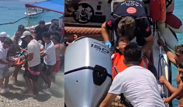 Babadağ’dan düşen amatör yamaç paraşütü pilotu denizden kurtarıldı