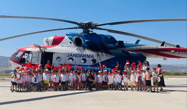 Aydın’da çocuklar jandarma ile buluştu