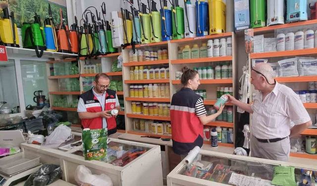 Simav’da bitki koruma ürünü bayilerinde denetim