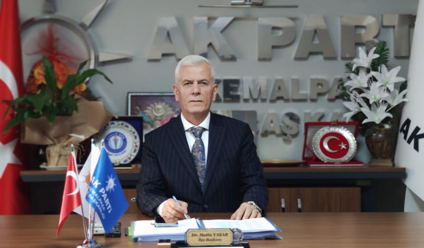 AK Parti Kemalpaşa İlçe Başkanı Metin Yaşar'dan Sert Açıklama