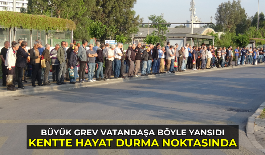İzmir’de büyük grev başladı