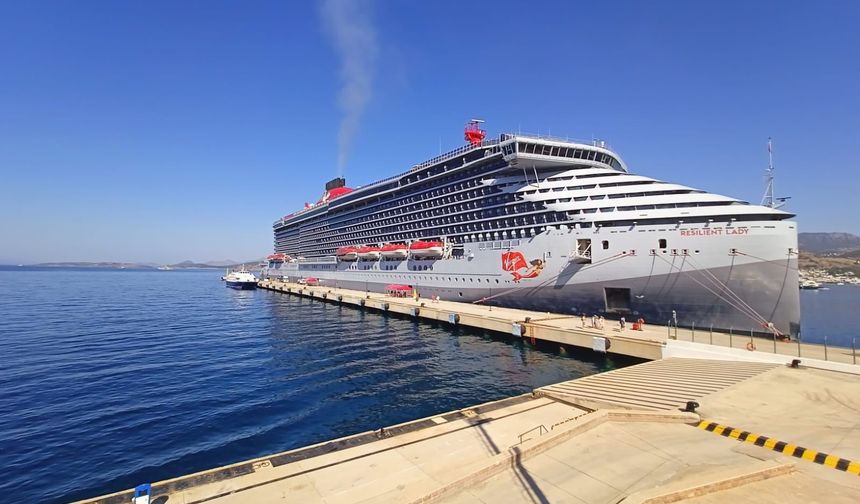 Bodrum kruvaziyer turizmi sezonuna hızlı başladı