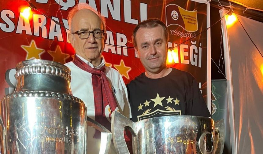 Tavşanlı’da Galatasaray coşkusu: Şampiyonluk çift kupayla kutlandı