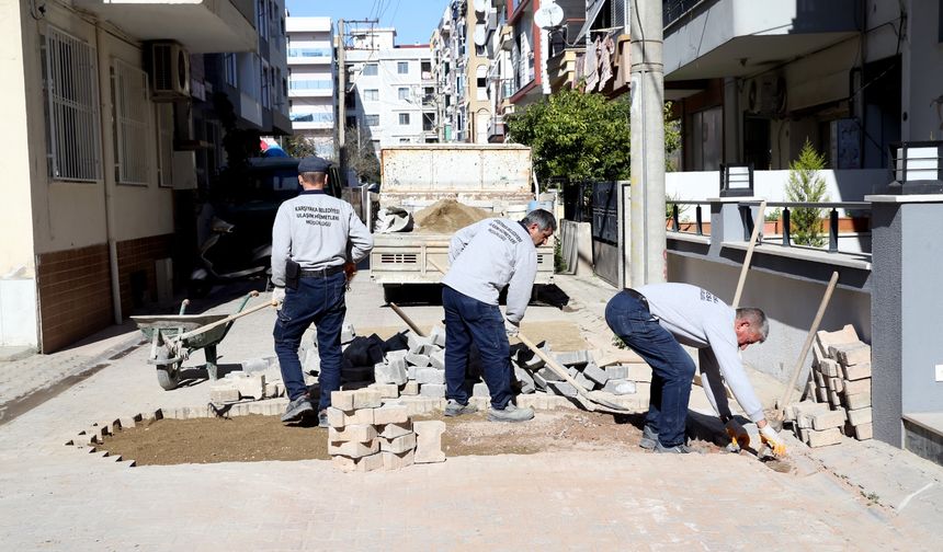 Karşıyaka’nın Sokakları Yenileniyor, Şehir Güzelleşiyor