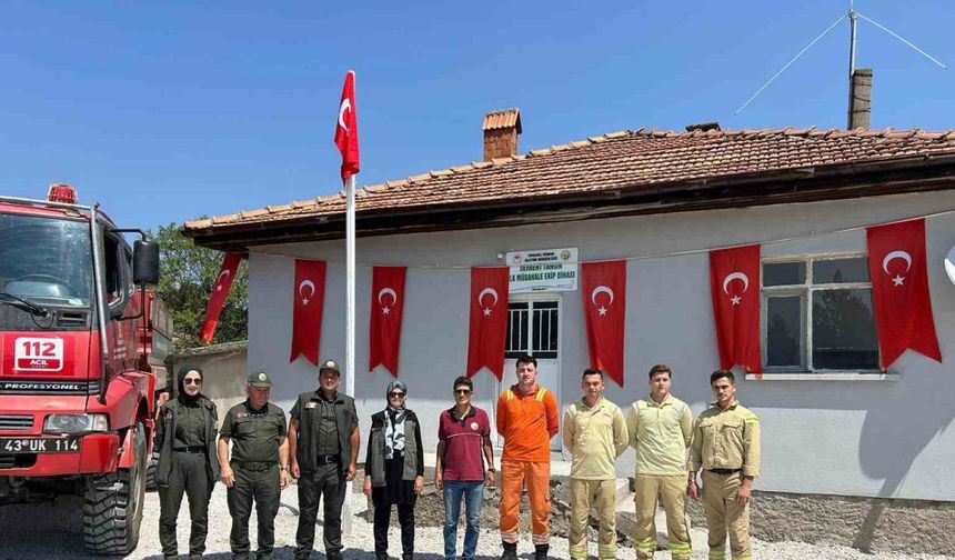 Kütahya’da yenilenen yangın ilk müdahale ekip binası hizmete girdi