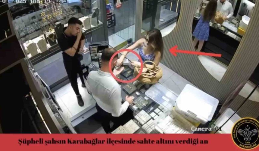 Sahte altın şebekesi İzmir polisine yakalandı