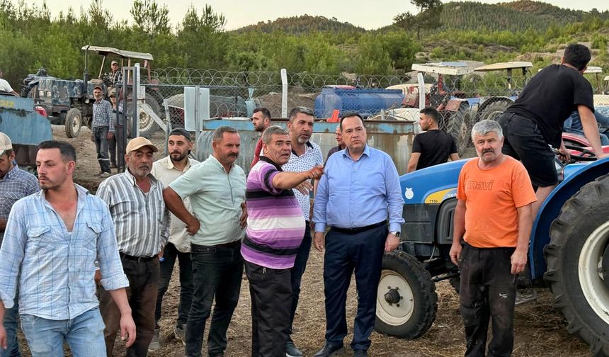 Manisa’daki Orman Yangınına Dutlulu’dan Yerinde Destek