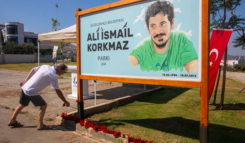 Güzelbahçe’de Ali İsmail Korkmaz'a anma töreni düzenlendi