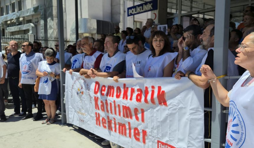 İzmir’de hekim gözaltılarına tepki büyüyor