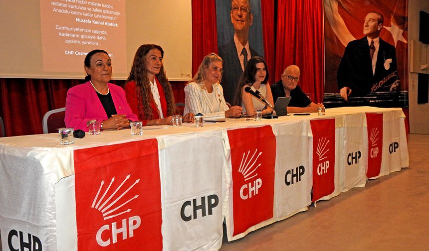 CHP Çeşme’de kadın dayanışması büyüyor