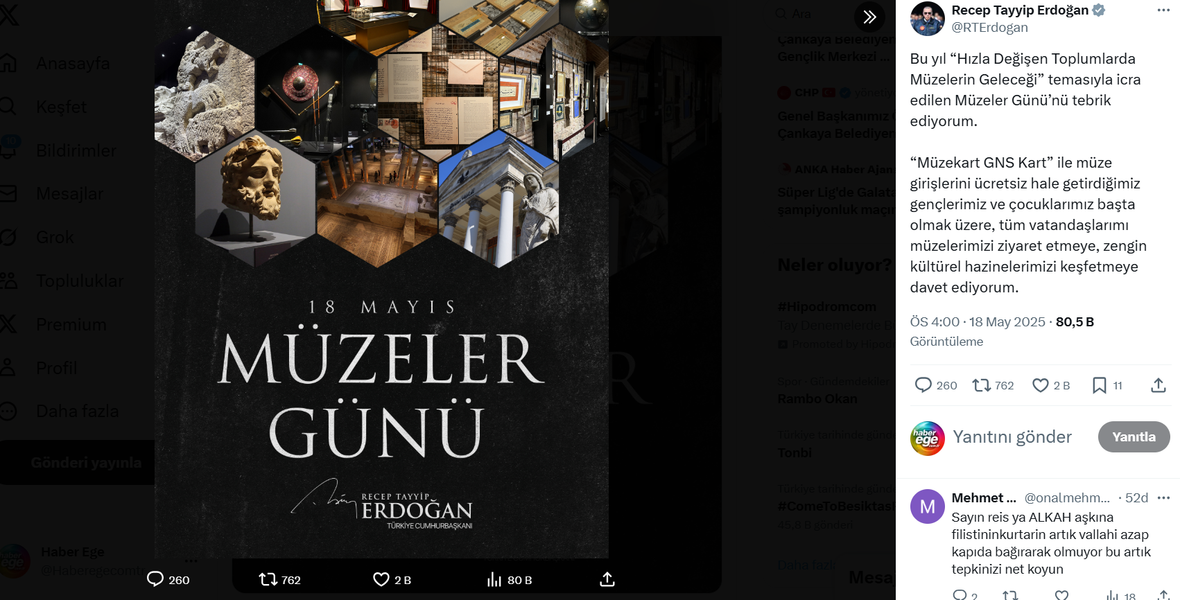 Müzeler Günü Paylaşımı Rte
