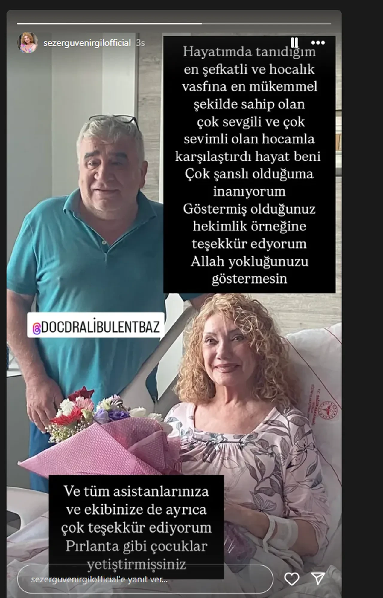 Sezer Güvenirgil Sosyal Medya Paylaşımı